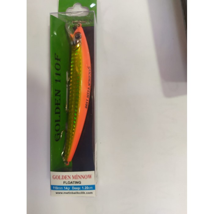 GOLDEN 110F 14GR 1.20 DEEP M-58  RAPALA  ÖZEL TASARIM 