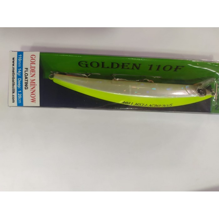 GOLDEN 110F 14GR 1.20 DEEP RAPALA M-60 ÖZEL TASARIM 