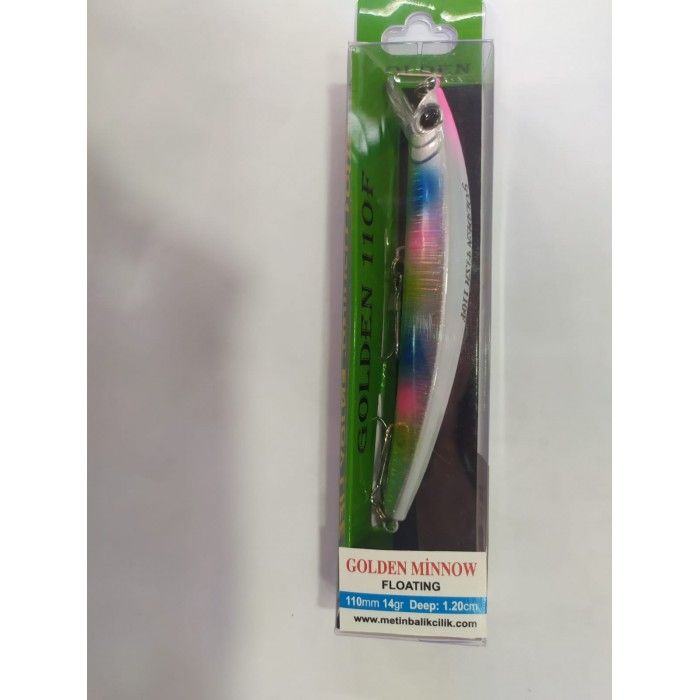 GOLDEN 110F 14GR 1.20 DEEP M-57 PALYAÇO RAPALA  ÖZEL TASARIM 